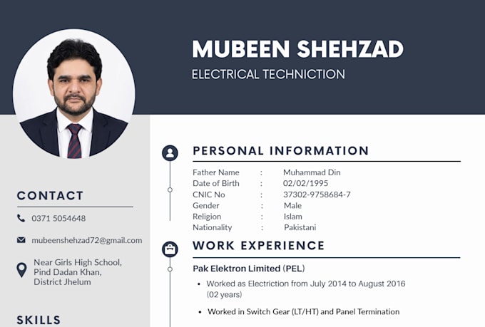 design professional ats friendly CV resume